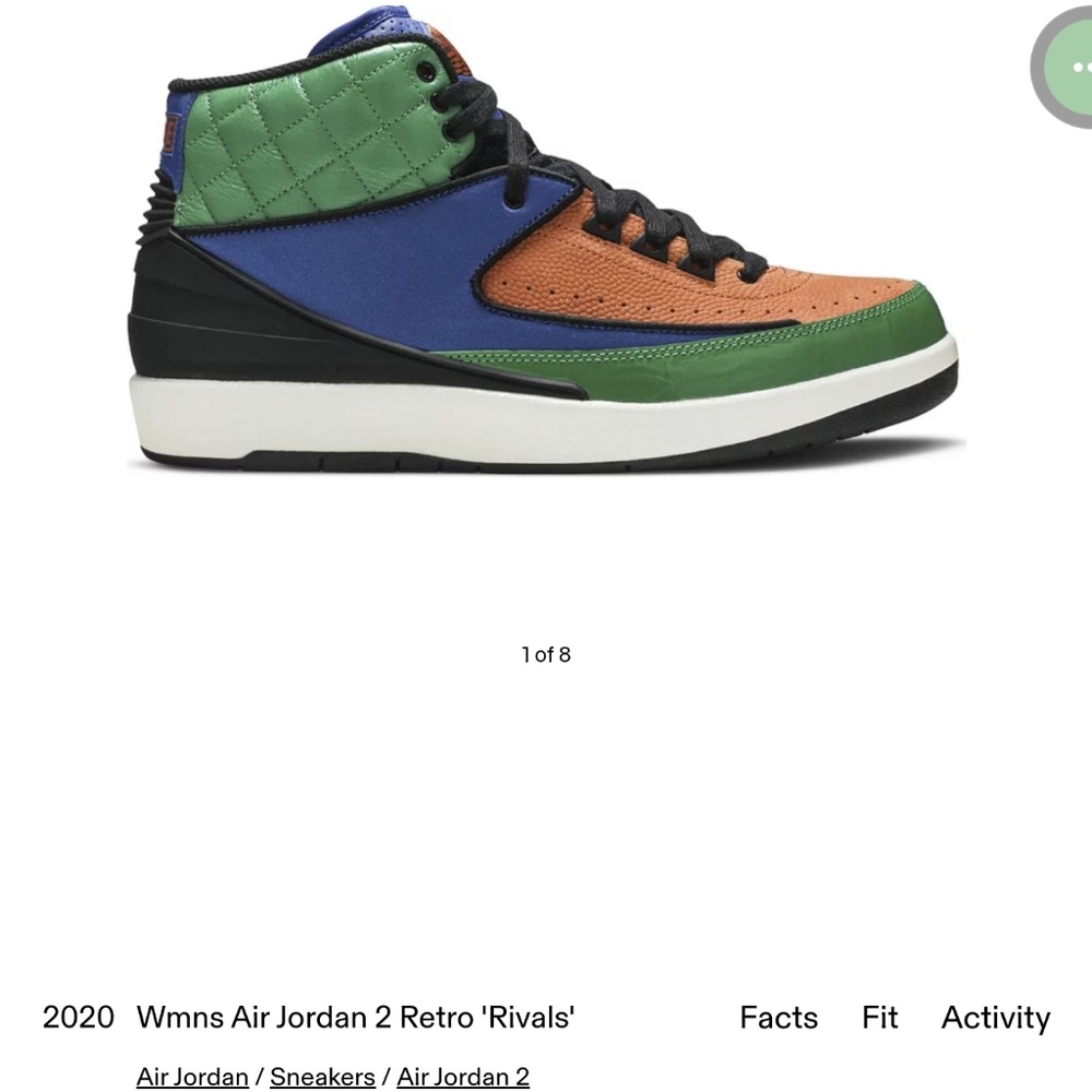 Jordan Retro 2 Women's Rivals - Picture 3 of 13
